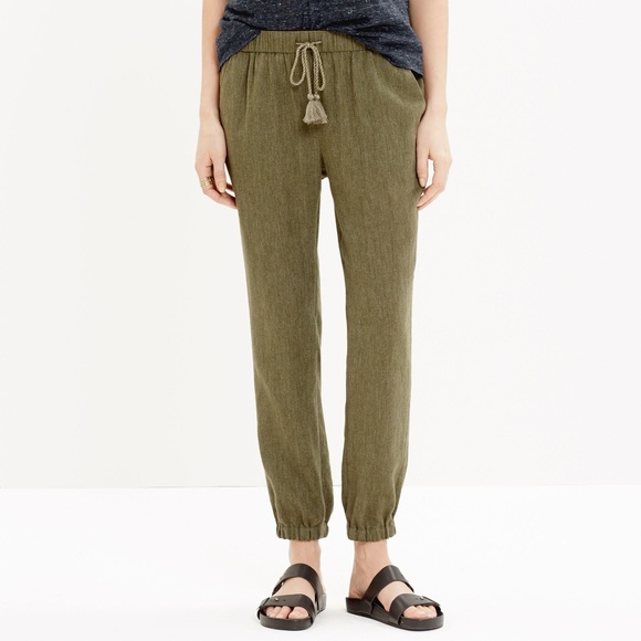 Madewell Pants - Madewell Shorewalk Linen Blend Joggers Pants